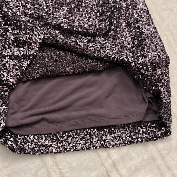 Lauren Ralph Lauren One Shoulder Sequin Evening Size 8. - Picture 8 of 9